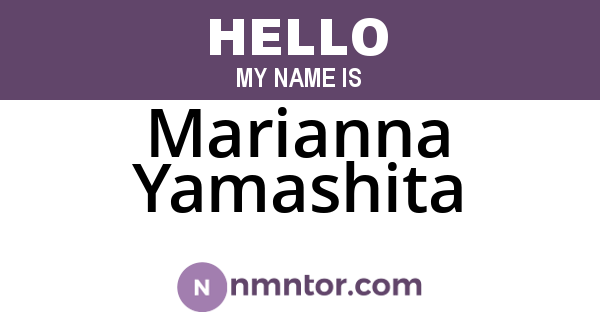 Marianna Yamashita