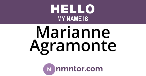 Marianne Agramonte