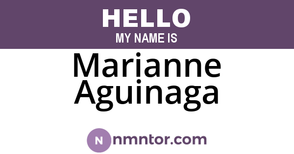 Marianne Aguinaga