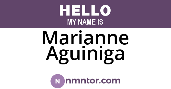 Marianne Aguiniga