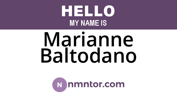 Marianne Baltodano