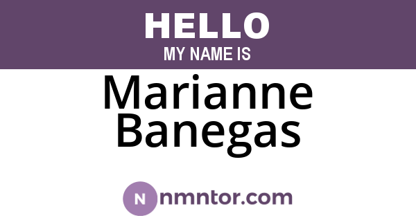 Marianne Banegas