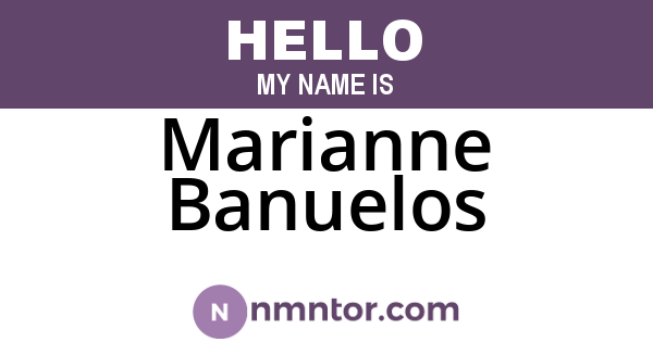 Marianne Banuelos