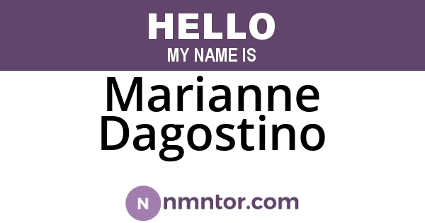 Marianne Dagostino