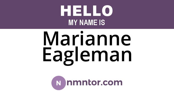 Marianne Eagleman