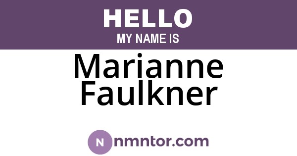 Marianne Faulkner