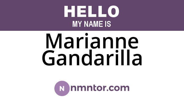 Marianne Gandarilla