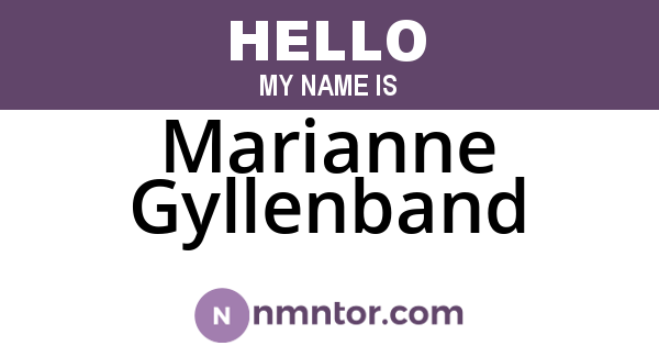 Marianne Gyllenband