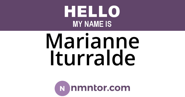 Marianne Iturralde