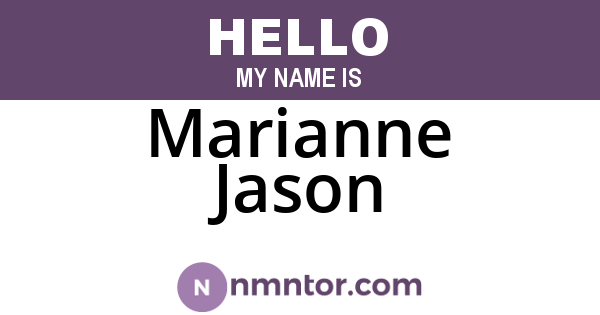 Marianne Jason