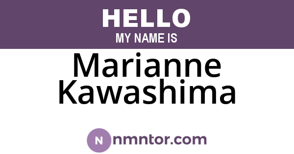 Marianne Kawashima