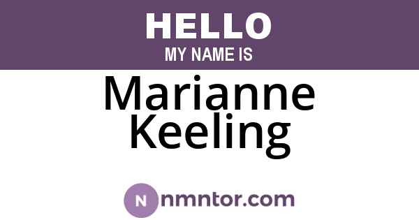 Marianne Keeling