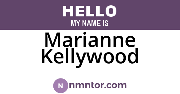 Marianne Kellywood