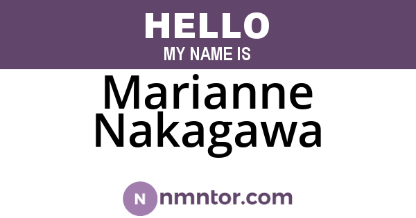 Marianne Nakagawa