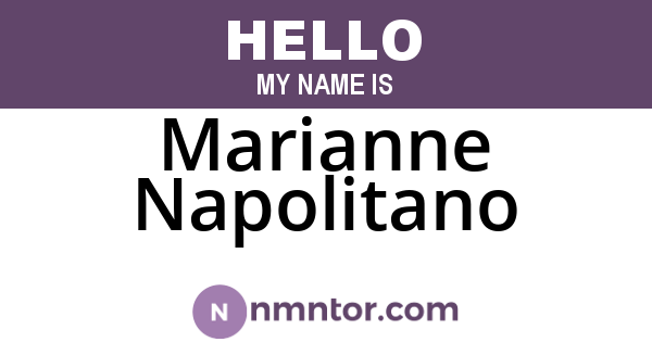 Marianne Napolitano