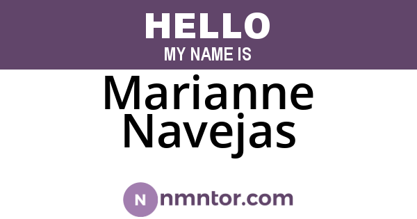 Marianne Navejas