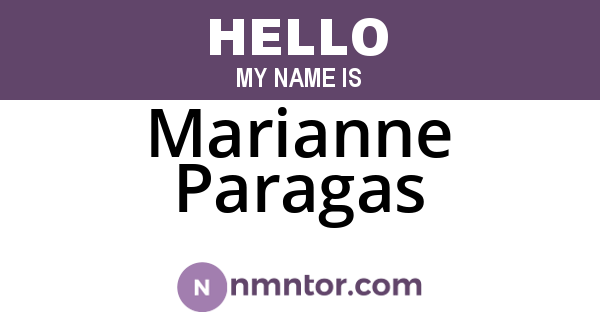 Marianne Paragas