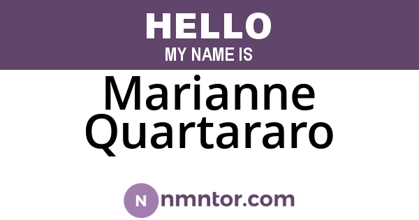 Marianne Quartararo