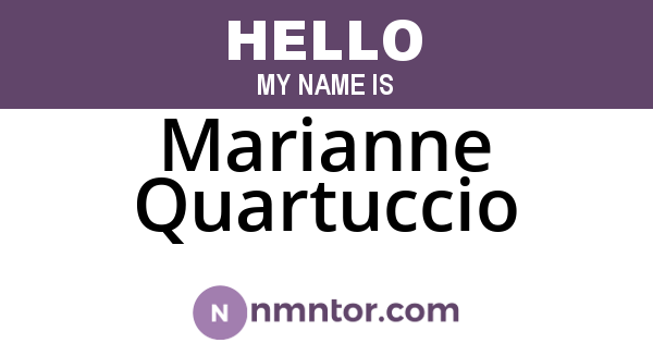 Marianne Quartuccio