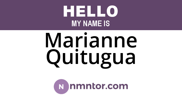 Marianne Quitugua