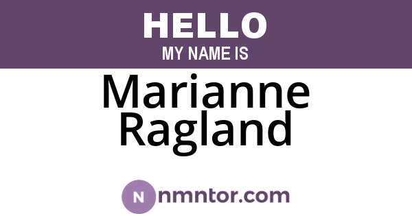 Marianne Ragland