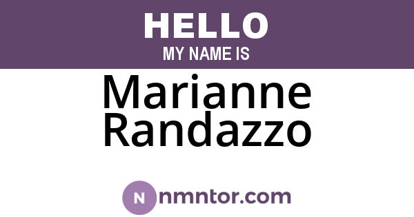 Marianne Randazzo