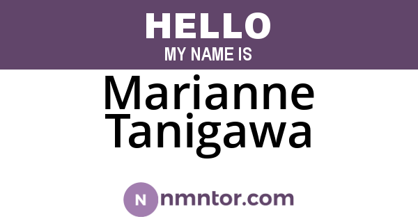 Marianne Tanigawa