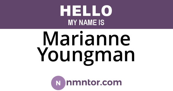 Marianne Youngman