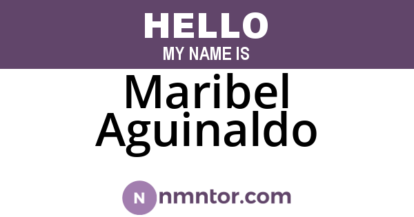Maribel Aguinaldo