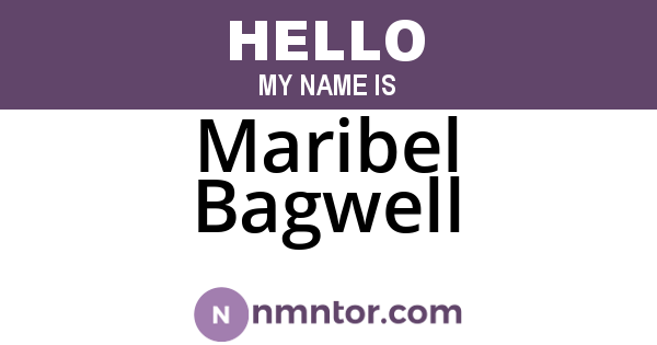 Maribel Bagwell