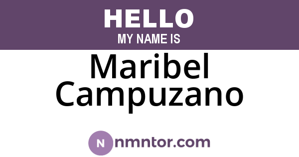 Maribel Campuzano