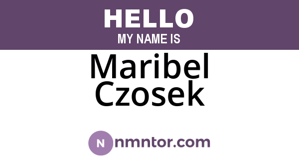 Maribel Czosek