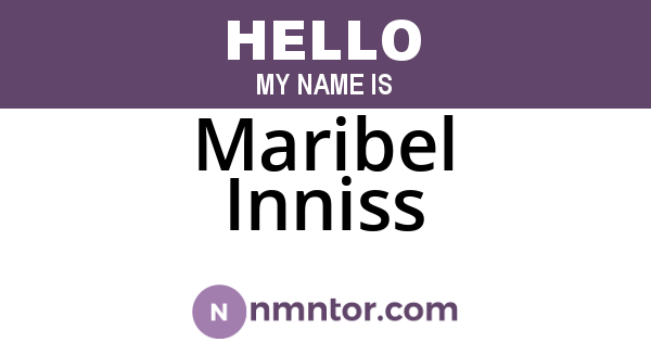 Maribel Inniss