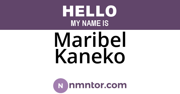 Maribel Kaneko
