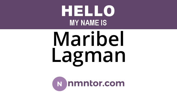 Maribel Lagman