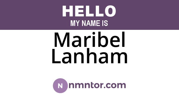 Maribel Lanham