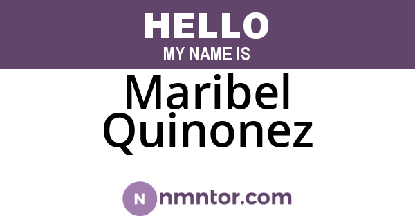 Maribel Quinonez