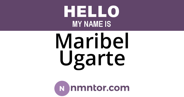 Maribel Ugarte