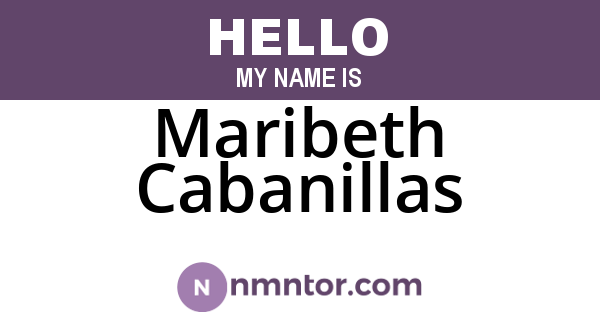 Maribeth Cabanillas