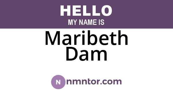 Maribeth Dam