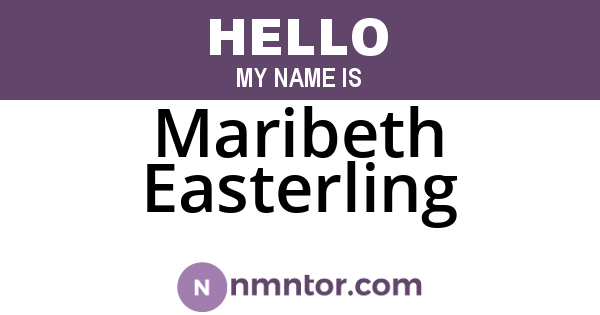 Maribeth Easterling