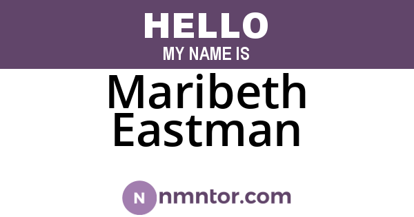 Maribeth Eastman