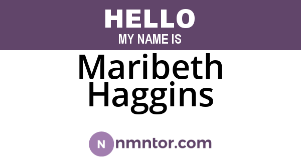 Maribeth Haggins