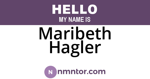 Maribeth Hagler