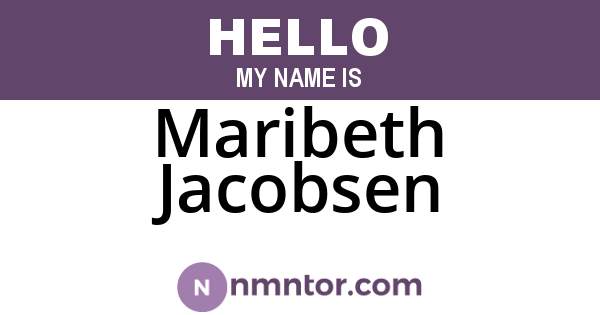 Maribeth Jacobsen