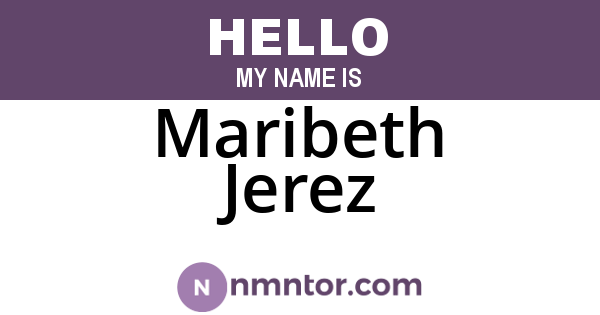 Maribeth Jerez