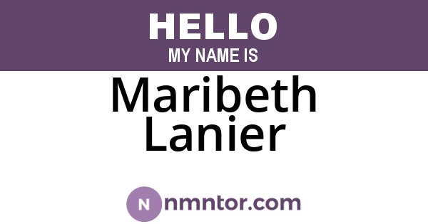 Maribeth Lanier