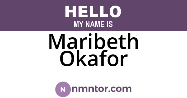 Maribeth Okafor