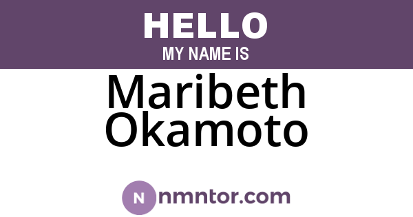 Maribeth Okamoto