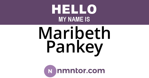 Maribeth Pankey